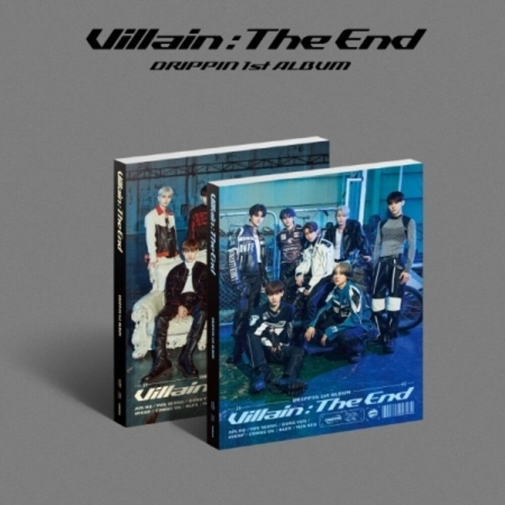 the album cover for Drippin - Villain: The End - incl. 120pg Photobook, 2 Photo Cards, Postcard + Sticker