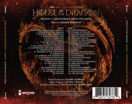 Ramin Djawadi - La Casa del Dragón: Temporada 1 (Banda sonora original de la serie de HBO) (CD)