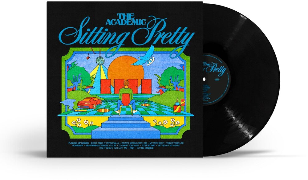 the album cover for The Academic - Sitting Pretty [LP]