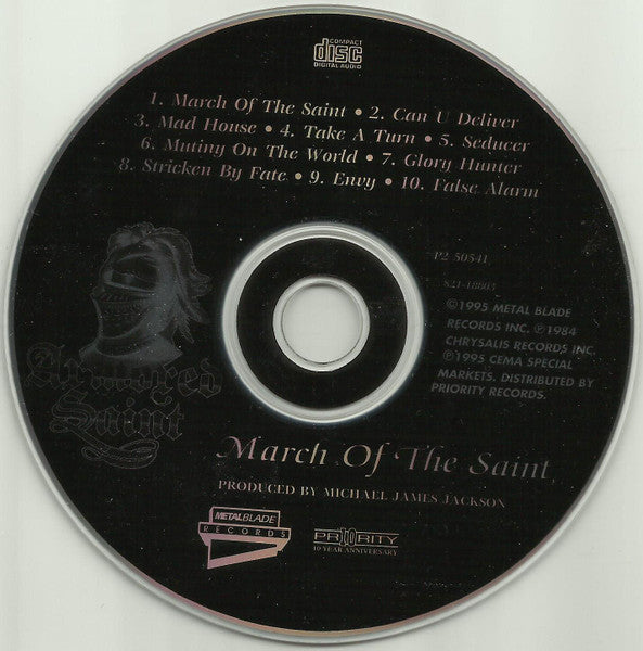 Armored Saint : March Of The Saint (CD, Album, RE)