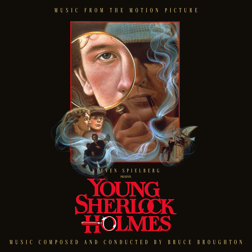 the album cover for Bruce Broughton(Ltd) (Ogv) - Young Sherlock Holmes / O.S.T. [Limited Edition] [180 Gram]