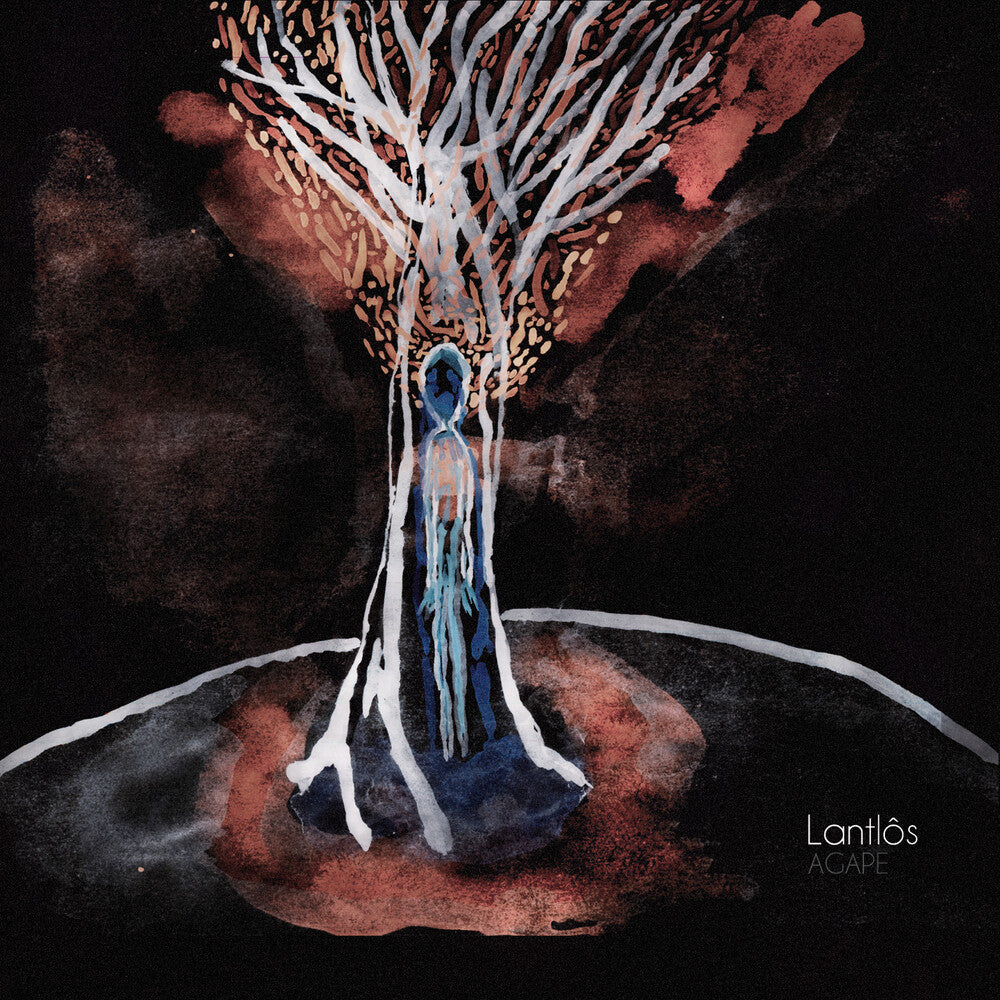 the album cover for Lantlos - Agape - Transparent Blue (Blue) [Colored Vinyl] (Gate)
