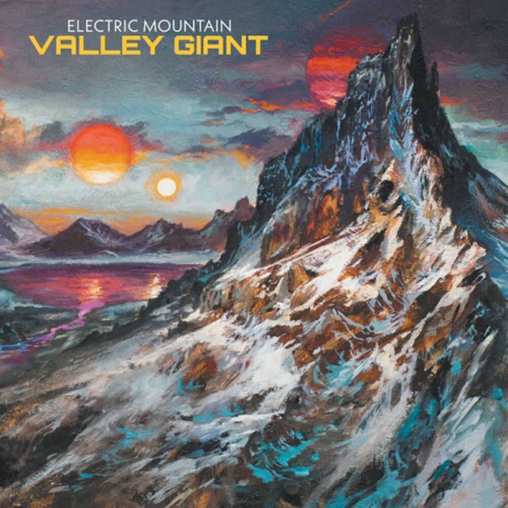 the album cover for Electric Mountain - Valley Giant (Blue) [Colored Vinyl] (Red) (Can)