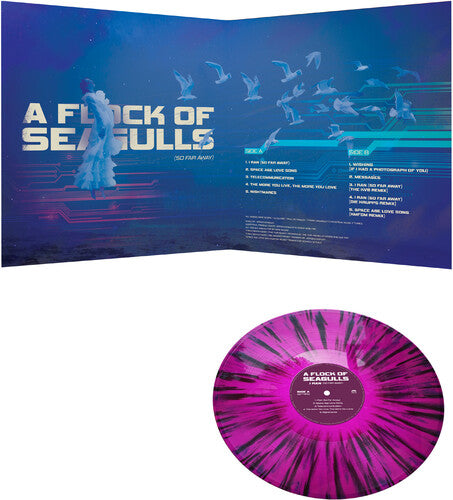 Flock of Seagulls - I Ran - So Far Away - Purple/black Splatter (Vinyl)