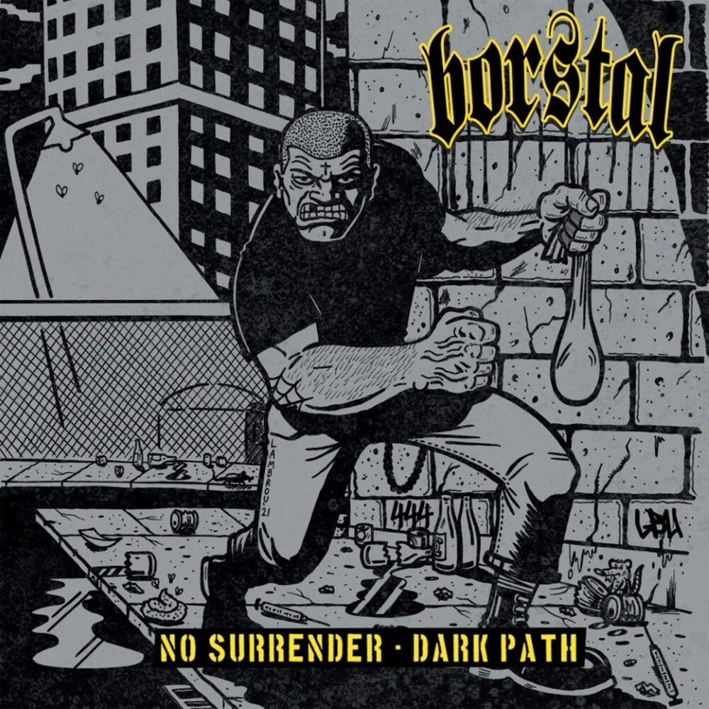 the album cover for Borstal - No Surrender / Dark Path [Colored Vinyl] (Gry) (Uk)