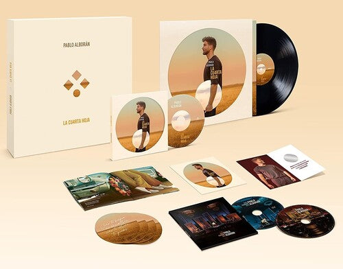 Pablo Alborán - La Cuarta Hoja - La Cuarta Hoja' + Vinilo La Cuarta Hoja + 2CD Directo Gira De Teatros 2022 + Postal + 4 Postales + Tarjetas Rasca y Gana Navidad (Vinilo)