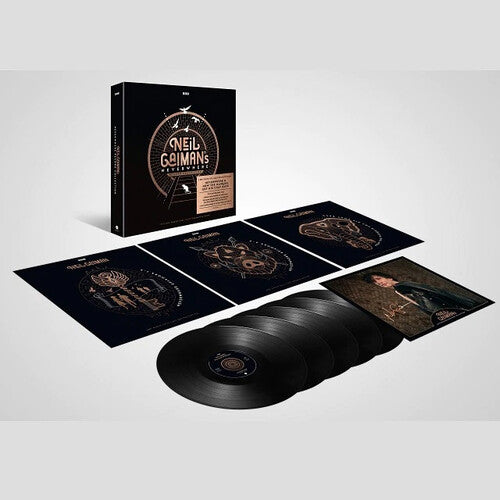 Neil Gaiman - Colección de discos Neverwhere de Neil Gaiman - Caja de lujo limitada con lámina firmada de Neil Gaiman y 5 LP impresos en vinilo negro de 140 gramos.