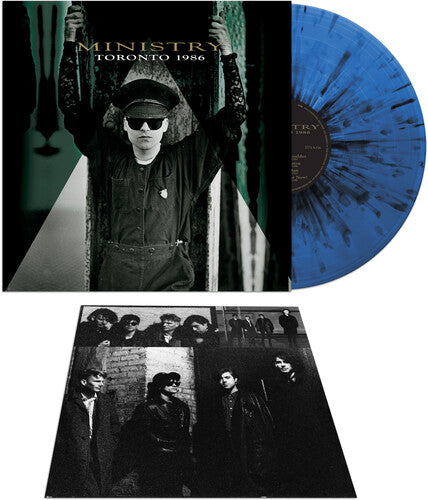 Ministry - Toronto 1986 - Salpicadura azul y negra (Vinilo)