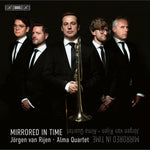 the album cover for Bartok / Bodurov / Alma Quartet - Mirrored in Time