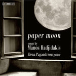 the album cover for Hadjidakis / Papandreou - Paper Moon - Songs for Guitar