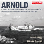 the album cover for Arnold / Collins / Bbc Philharmonic - Clarinet Concerto