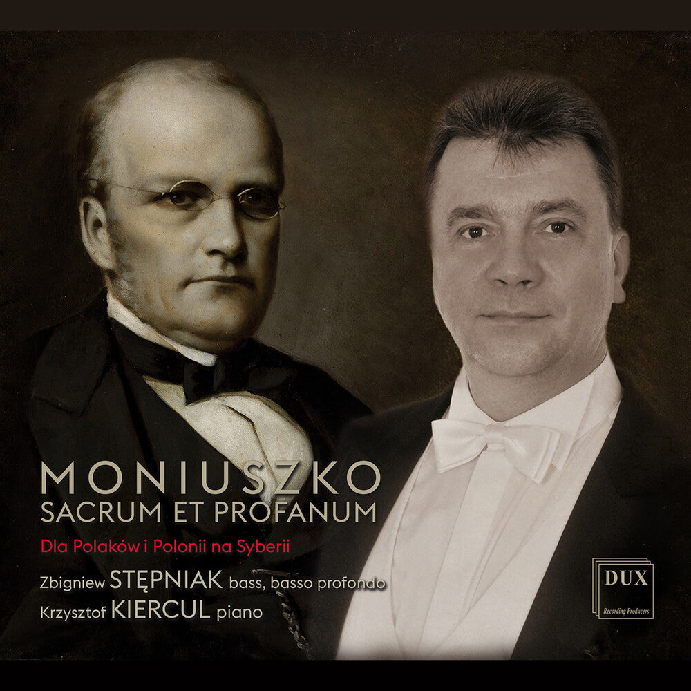 the album cover for Moniuszko / Stepniak - Sacrum Et Profanum