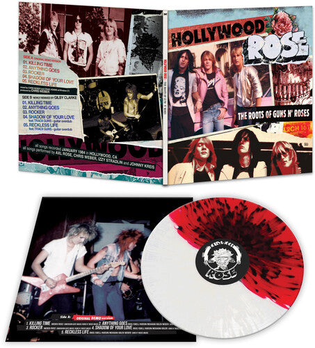 Hollywood Rose - The Roots Of Guns N' Roses - Salpicaduras rojas y blancas (Vinilo)