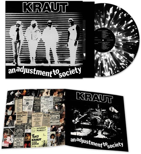 Kraut - An Adjustment To Society - Black/white Splatter (Vinyl)