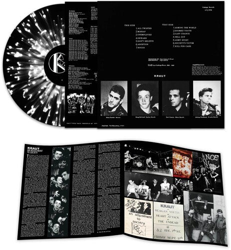 Kraut - An Adjustment To Society - Black/white Splatter (Vinyl)