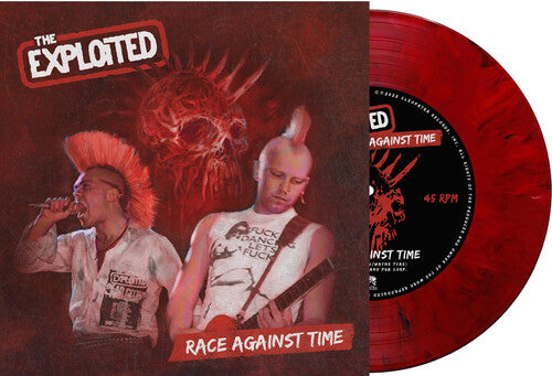 The Exploited - Race Against Time - Red Marble (Vinyl)