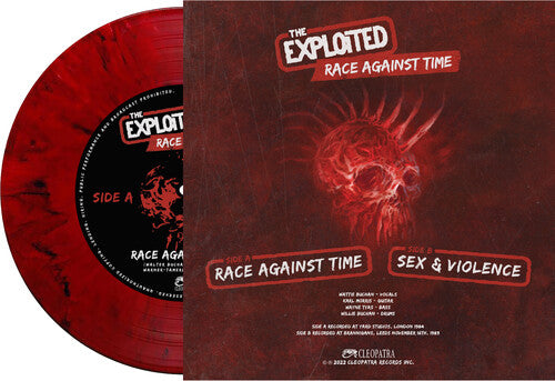 The Exploited - Race Against Time - Red Marble (Vinyl)