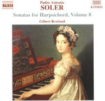 the album cover for Gilbert Rowland - Sonatas for Harpsichord 8