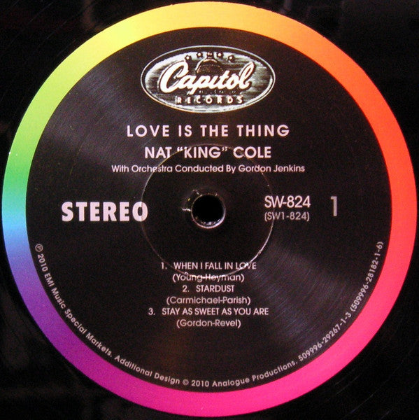 Nat "King" Cole* With The Orchestra Of Gordon Jenkins* : Love Is The Thing (2xLP, Album, RM, 200)