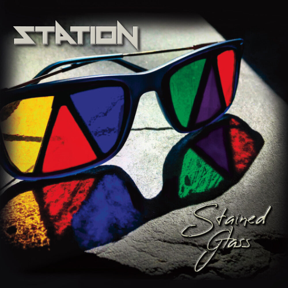 the album cover for The Station - Stained Glass