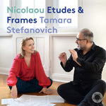 the album cover for Nicolaou / Stefanovich / Aimard - Etudes & Frames
