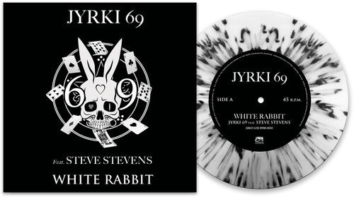 Steve Stevens - White Rabbit - Black/white Splatter (Vinyl)