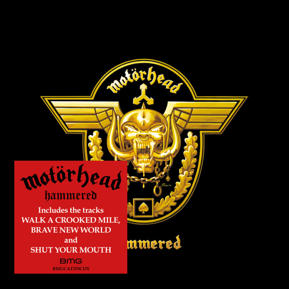 the album cover for Motörhead - Hammered [Digipak]