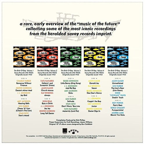 Various Artists - The Birth Of Bop: The Savoy 10インチ LP コレクション (Various Artists) (レコード)
