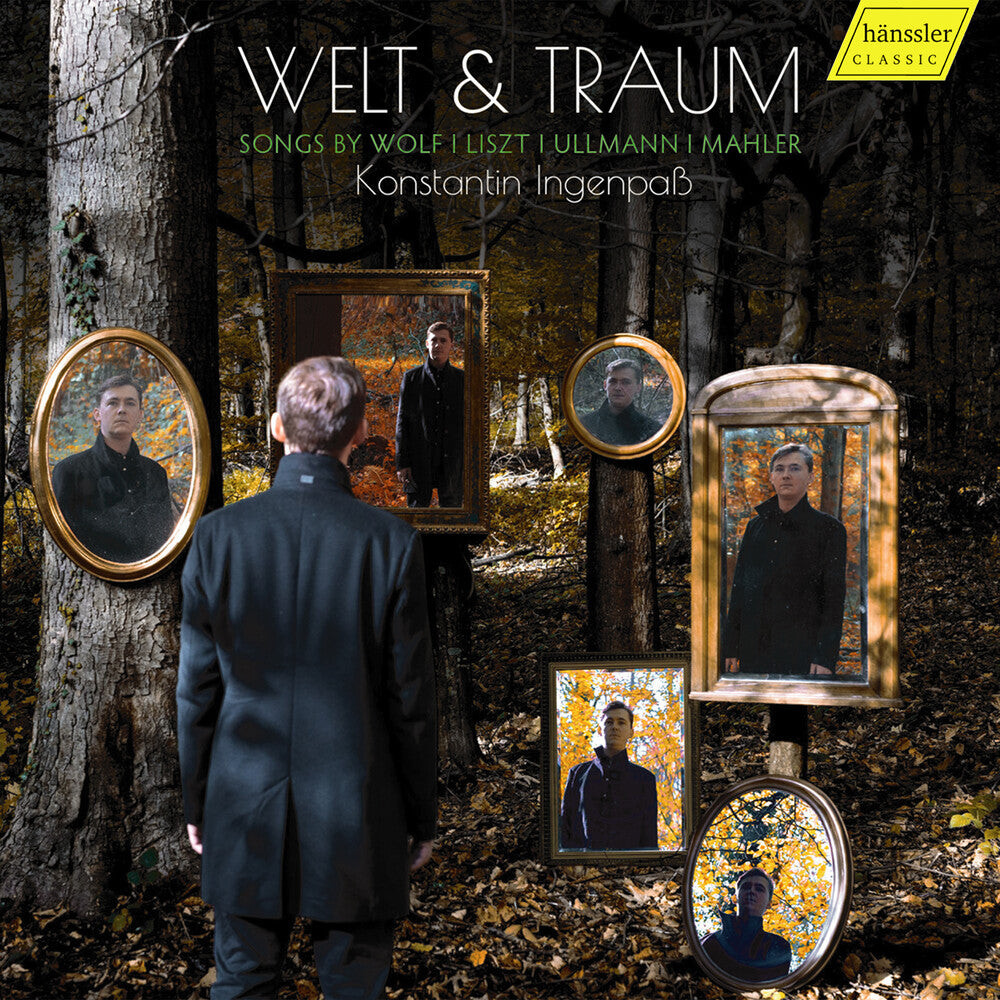 the album cover for Liszt / Mahler / Vacca - Welt & Traum - Songs