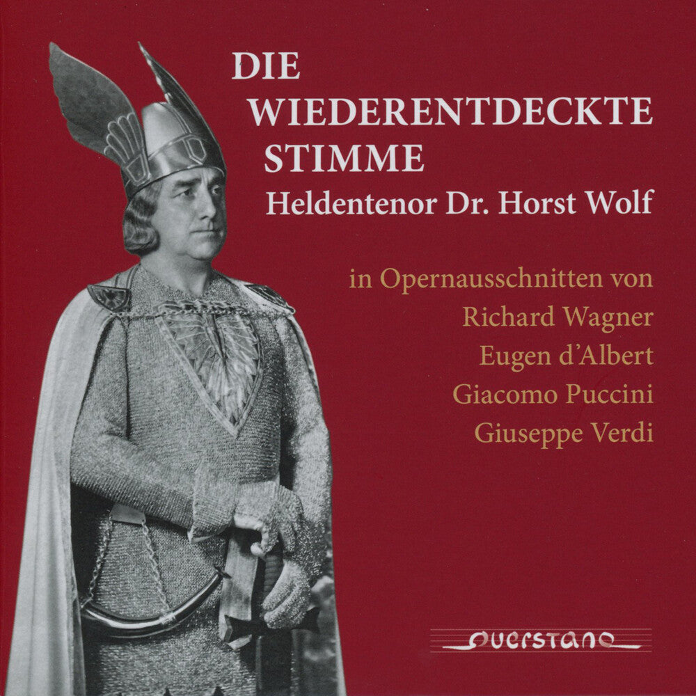 the album cover for D'Albert / Puccin / Wolf - A Voice Rediscovered