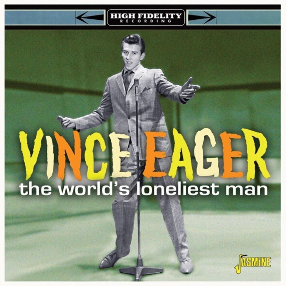 the album cover for Vince Eager - World's Loneliest Man (Uk)