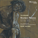 the album cover for Akademie Fur Alte Musik Berlin - Telemann: Brockes-Passion [Limited Edition] [Reissue]