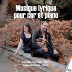 the album cover for Bozza / Fluckiger / Kolarova - Musique Lyrique Pour Cor Et Piano