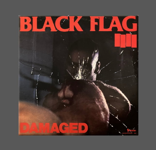 BLACK FLAG, Magnet, Button, DAMAGED