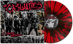The Casualties - Until Death: Sesiones de estudio - Salpicadura roja y negra (Vinilo)