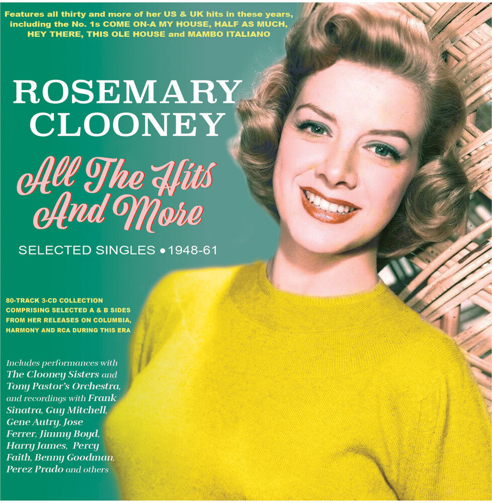 the album cover for Rosemary Clooney - All The Hits And More: Selected Singles 1948-61