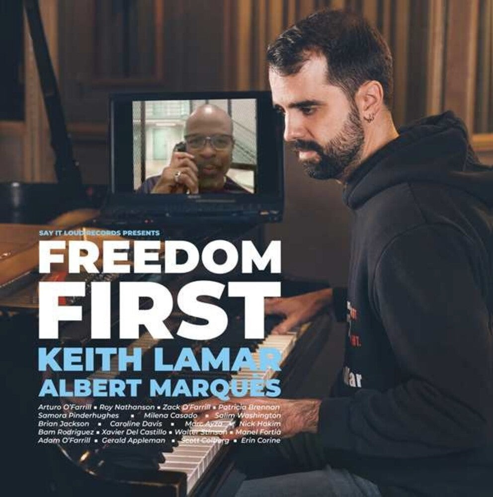 the album cover for Keith Lamar/ Marques,Albert - Freedom First (Spa)