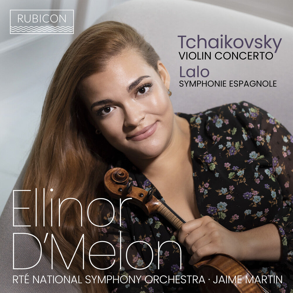 the album cover for Ellinor D'melon - Tchaikovsky: Violin Concerto; Lalo: Sym Espagnole