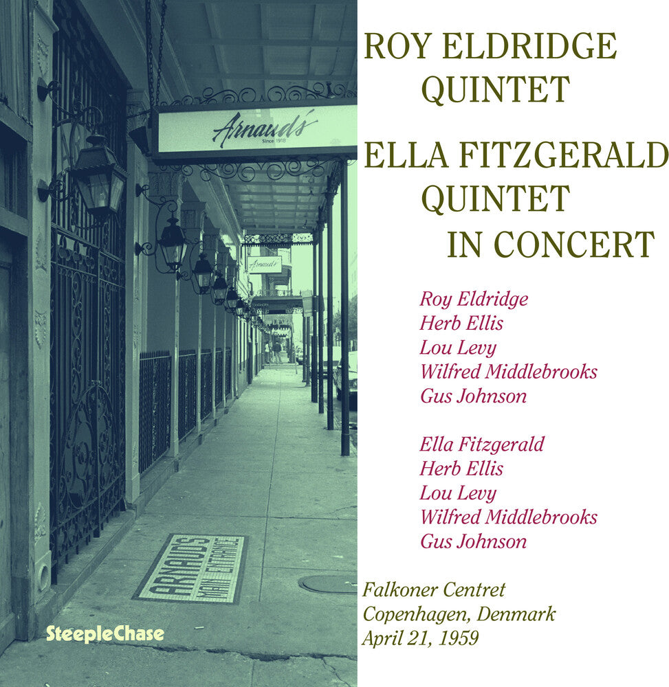 the album cover for Roy Eldridge/ Fitzgerald,Ella - In Concert