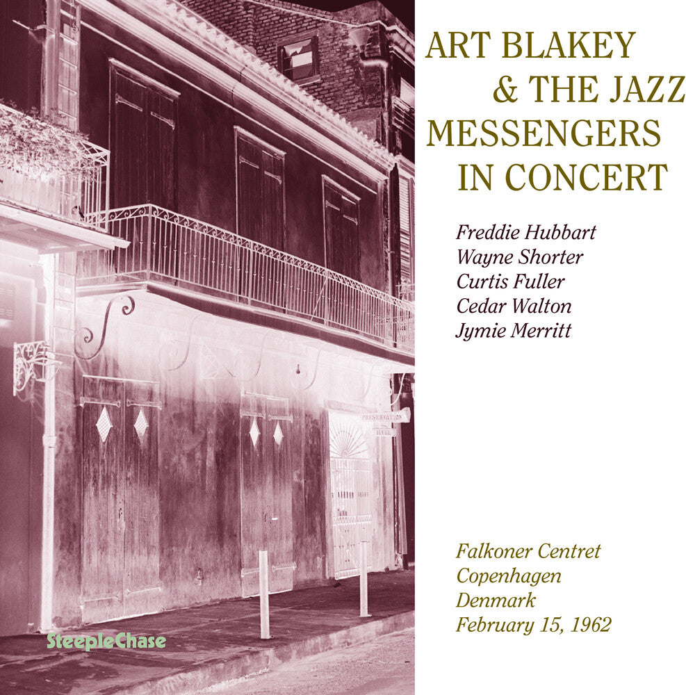 the album cover for Art Blakey/ Jazz Messengers - In Concert