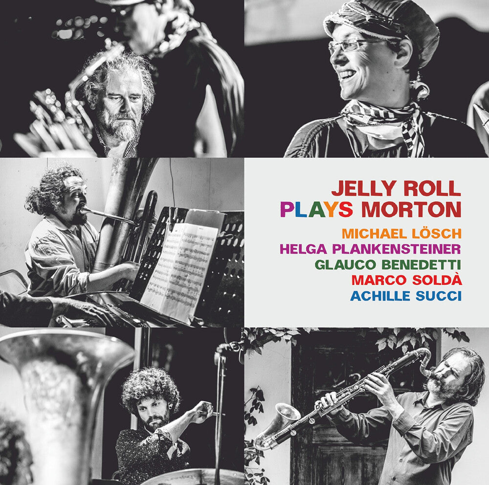 the album cover for Jelly MortonRoll / Losch / Plankensteiner - Jelly Roll Plays Morton