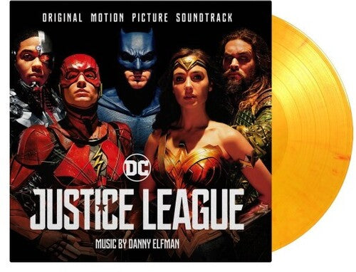 Danny Elfman - Liga de la Justicia (Banda Sonora Original) - Vinilo naranja flameante de 180 gramos (edición limitada)