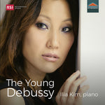 the album cover for Debussy / Kim - Young Debussy