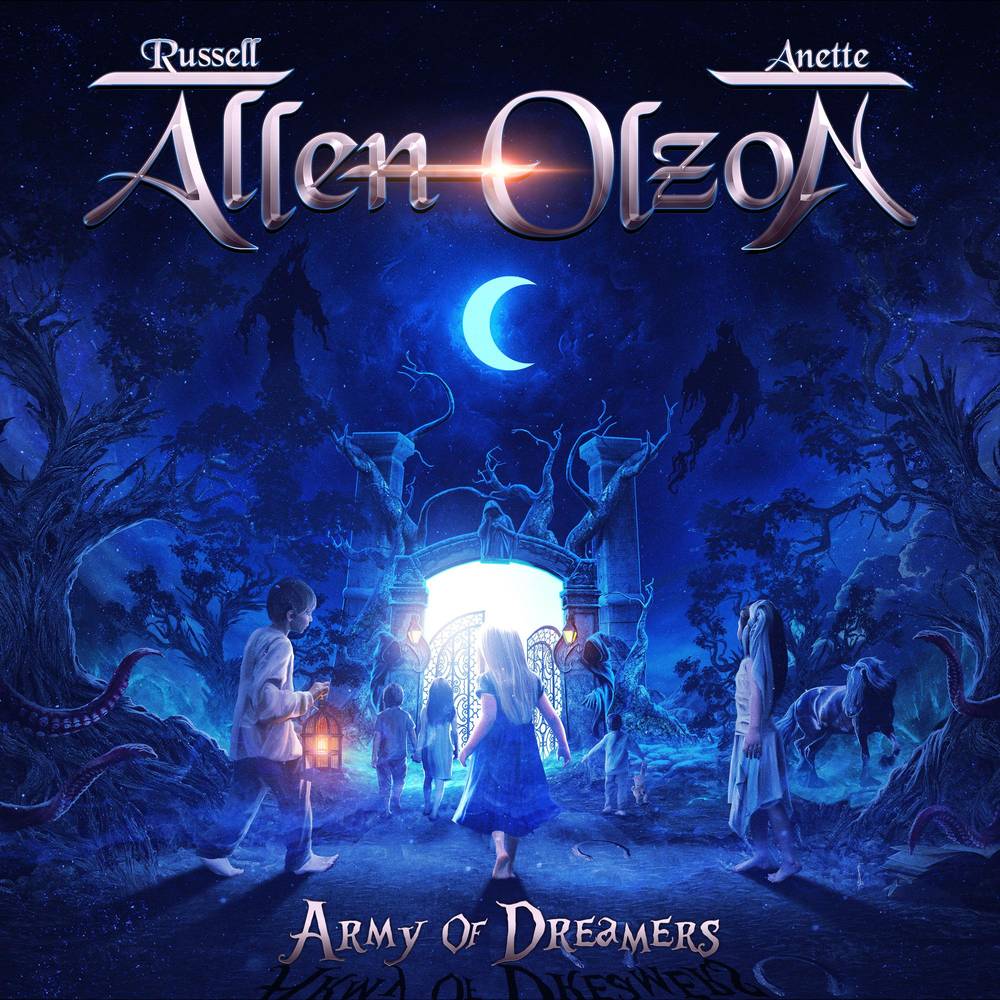 the album cover for Allen / Olzon - Army Of Dreamers [Indie Exclusive Limited Edition Hot Pink LP]
