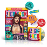the album cover for Rammstein - Zick Zack [CD Single w/ Magazine]