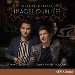 the album cover for Stéphane Tétreault / Olivier Hébert-Bouchard - Claude Debussy : Images oubliées