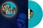 the album cover for Various Artists - Late Night Count Basie [RSD Essential Indie Colorway Turquoise LP]