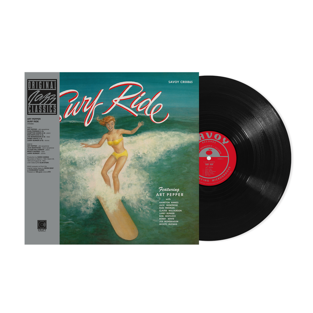 the album cover for Art Pepper - Surf Ride (Original Jazz Classics Series) -[180g LP]
