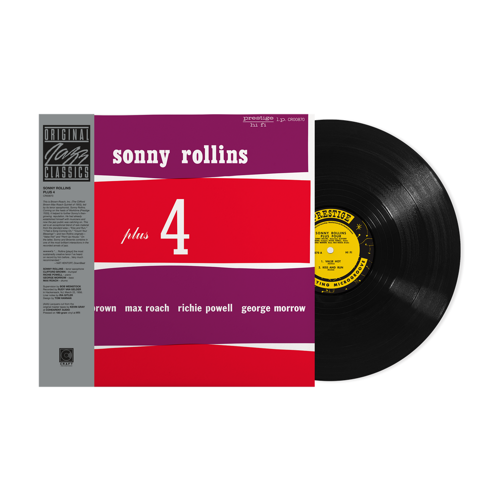 the album cover for Sonny Rollins - Plus 4 (Original Jazz Classics Series) -[180g LP]
