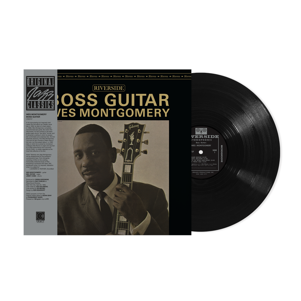 the album cover for Wes Montgomery - Boss Guitar (Original Jazz Classics Series)-[180g LP]